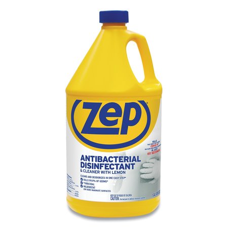 Zep Cleaners & Detergents, 1 gal. Bottle, Lemon, 4 PK ZUBAC128